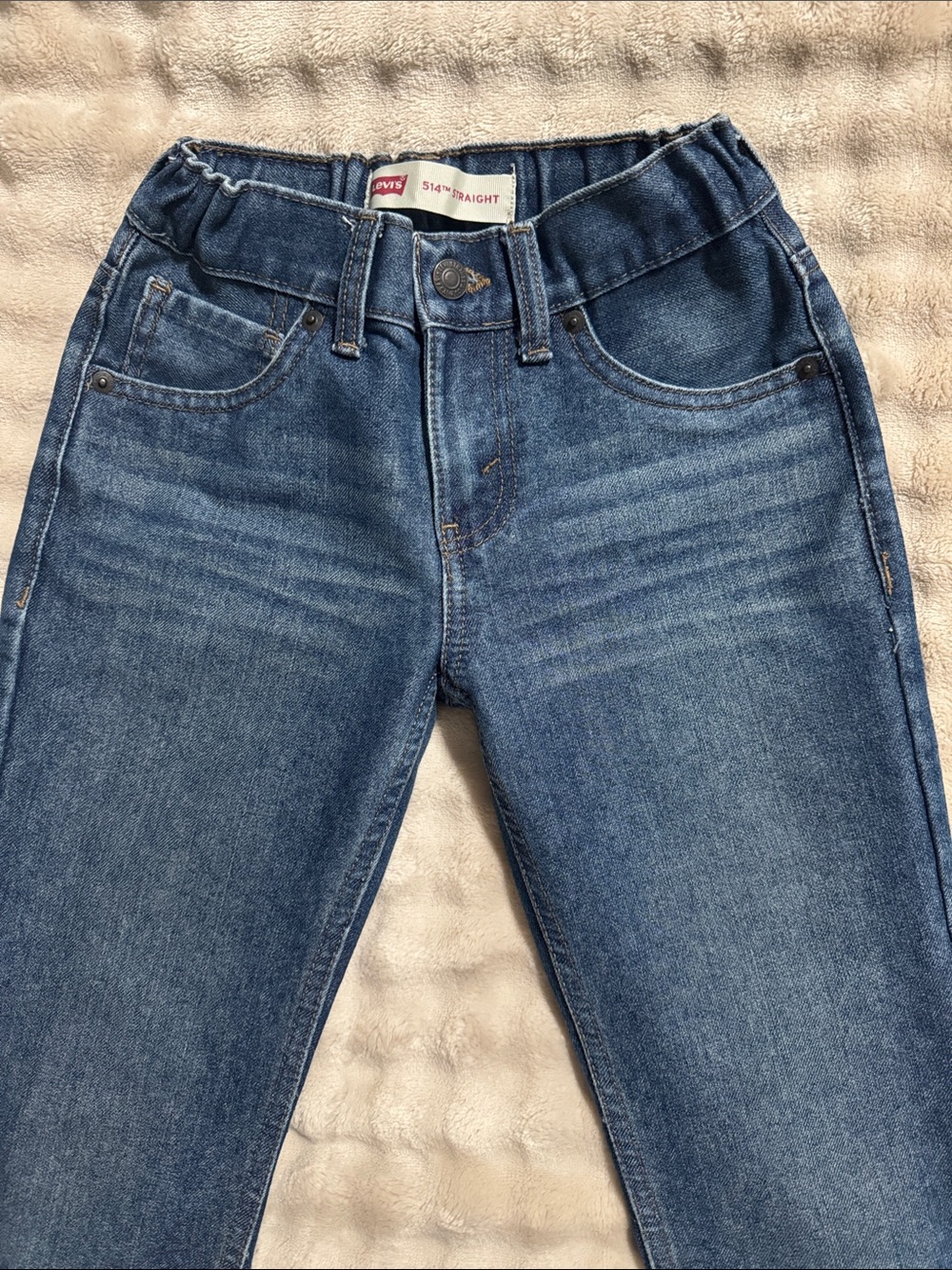 Kids Levi's Straight Jeans - adjustable waist